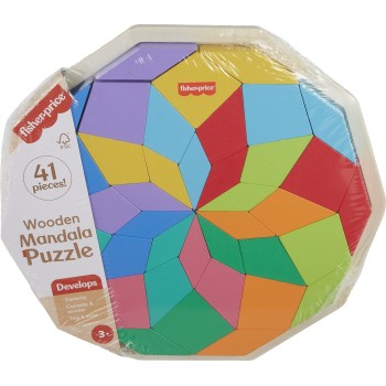 Mattel Fisher-price Wooden Mandala Puzzle HXT94 194735238460
