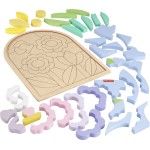 Mattel Fisher-Price Ξύλινο Παζλ 38 Τεμάχια Λουλούδια HXT97 194735238507