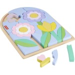 Mattel Fisher-Price Ξύλινο Παζλ 38 Τεμάχια Λουλούδια HXT97 194735238507