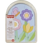 Mattel Fisher-price Wooden Flower Puzzle Blocks HXT97 194735238507