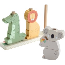 Mattel Fisher-price Wooden Stack & Sort Animals HXV04 194735238538