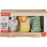 Mattel Fisher-Price Ξύλινα Ζωάκια Παιχνίδι Κινητικών Δεξιοτήτων HXV04 194735238538