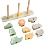 Mattel Fisher-price Wooden Stack & Sort Animals HXV04 194735238538