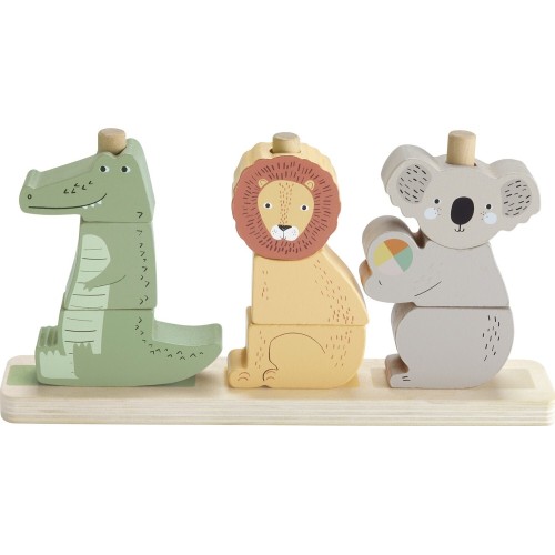Mattel Fisher-price Wooden Stack & Sort Animals HXV04 194735238538