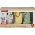 Mattel Fisher-Price Ξύλινα Ζωάκια Παιχνίδι Κινητικών Δεξιοτήτων HXV04 194735238538