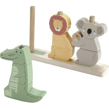 Mattel Fisher-Price Ξύλινα Ζωάκια Παιχνίδι Κινητικών Δεξιοτήτων HXV04 194735238538