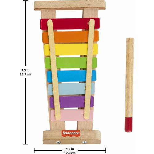 Mattel Fisher-Price Ξύλινο Ξυλόφωνο Μουσικό Παιχνίδι HXV13 194735238484