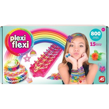 As company Plexi Flexi Αργαλειός Με 800 Λαστιχάκια And 15 Αξεσουάρ Για Ηλικίες 5+ Χρονών 1080-25568 5203068255688