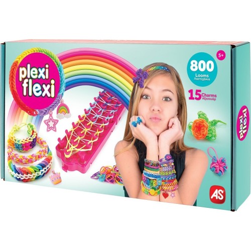 As company Plexi Flexi Loom With 800 Elastics And 15 Accessories For Ages 5+ 1080-25568 5203068255688