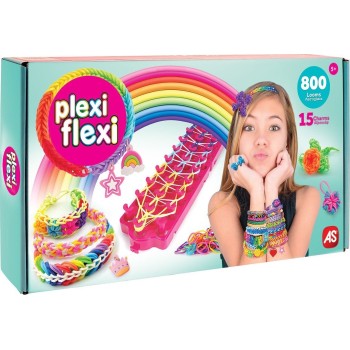 As company Plexi Flexi Loom With 800 Elastics And 15 Accessories For Ages 5+ 1080-25568 5203068255688