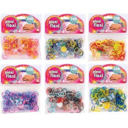 As company Plexi Flexi Σακουλάκι Με 300 Λαστιχάκια And 4 Αξεσουάρ - 1 Τμχ 1080-25565 5203068255657