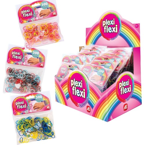 As company Plexi Flexi Bag With 300 Rubber Bands And 4 Accessories For Ages 5+ 1080-25565 5203068255657