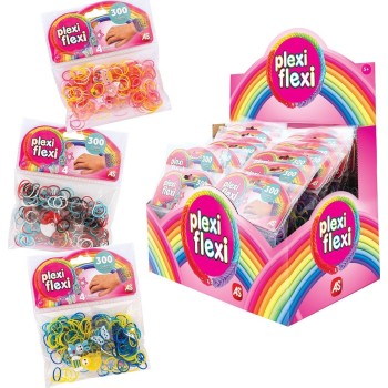 As company Plexi Flexi Σακουλάκι Με 300 Λαστιχάκια And 4 Αξεσουάρ - 1 Τμχ 1080-25565 5203068255657