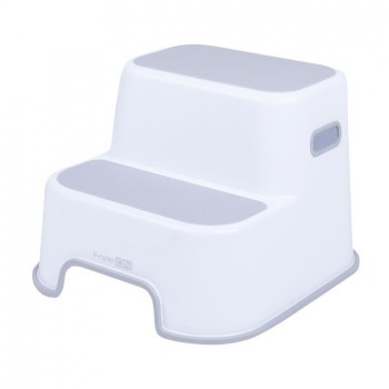 FreeON Double Step Stool, Grey 42332 3830075042332