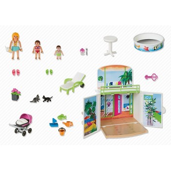 Playmobil Game Box Παραθαλάσσιο Εξοχικό 6159 4008789061591