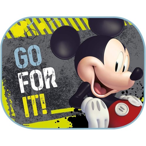 Seven Polska Disney Mickey Mouse Σκίαστρο - Ηλιοπροστασία Αυτοκινήτου Πλαϊνα Με Βεντούζα (Σετ 2 Τμχ) 44 X 35Cm Mickey 9320 59023
