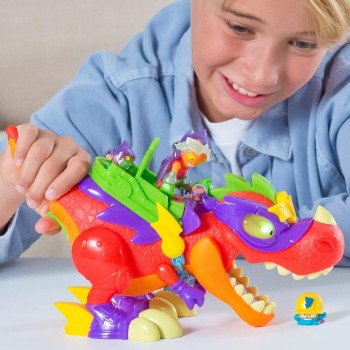 As company Superzings Superthings Rivals OF Kaboom, V-Rex Superdino Articulated Villain Dinosaur 1013-62117 8431618020296