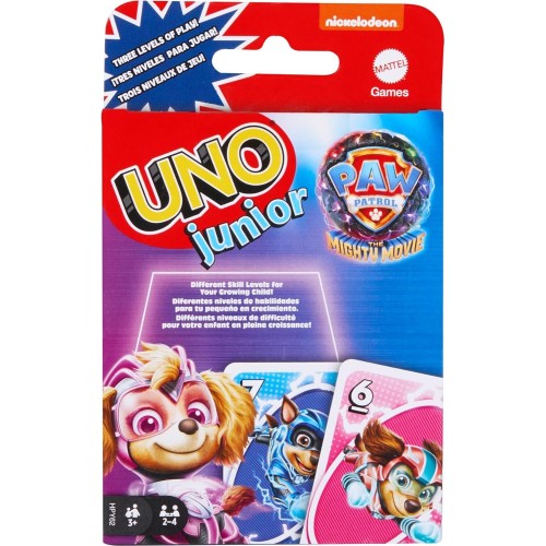 Mattel UNO Junior Paw Patrol Επιτραπέζιο Παιχνίδι Με Κάρτες HPY62 194735170807