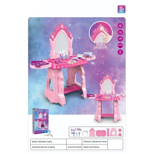Toys-shop Choice Beauty Table Set With Light,Sound(2*AAA No Included Battery) JX059054 6990323590545