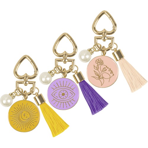 Brunnen Metal Keyring With Pearl 2727309-13 4061947117950