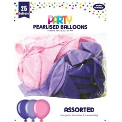 Eurowrap Balloon Set 25Pcs Pink 25Cm 3412924-PCC 5033601778226