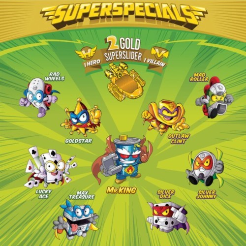 As company Superzings Superthings Series 3 Gold Tin Box Special ...