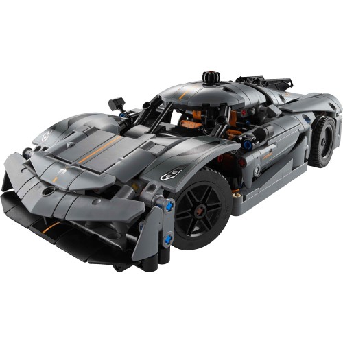 LEGO Technic Koenigsegg Jesko Absolut Grey Hypercar 42173 5702017584072