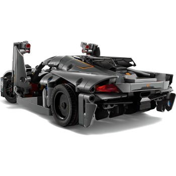 LEGO Technic Koenigsegg Jesko Absolut Grey Hypercar 42173 5702017584072