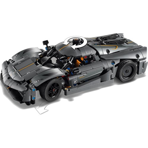 LEGO Technic Γκρι Hypercar Koenigsegg Jesko Absolut 42173 5702017584072