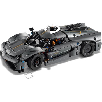LEGO Technic Koenigsegg Jesko Absolut Grey Hypercar 42173 5702017584072