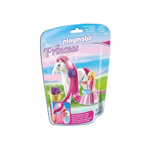 Playmobil Πριγκίπισσα Ροζαλία Με Άλογο 6166 4008789061669