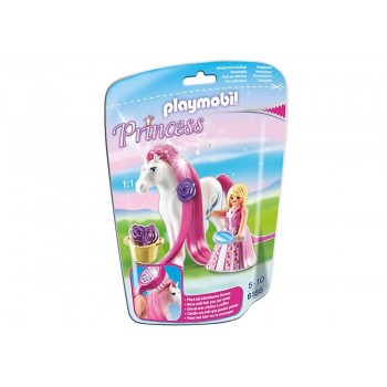 Playmobil Πριγκίπισσα Ροζαλία Με Άλογο 6166 4008789061669