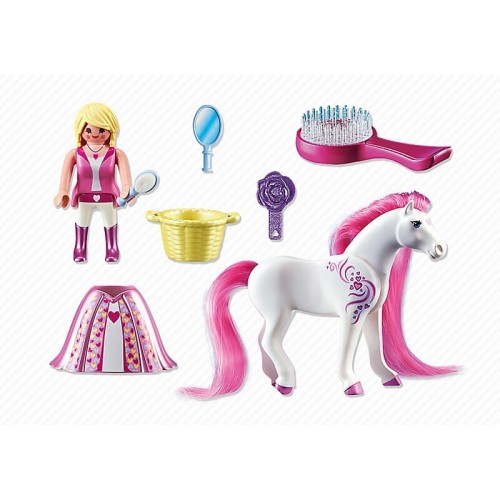 Playmobil Πριγκίπισσα Ροζαλία Με Άλογο 6166 4008789061669