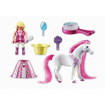 Playmobil Πριγκίπισσα Ροζαλία Με Άλογο 6166 4008789061669