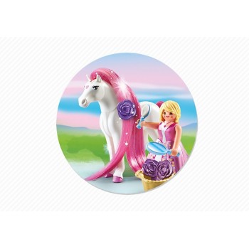 Playmobil Πριγκίπισσα Ροζαλία Με Άλογο 6166 4008789061669