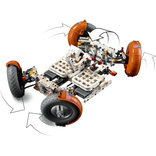 LEGO technic σεληνιακό όχημα περιπλάνησης nasa apollo - lrv 42182 5702017584164