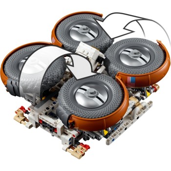 LEGO technic σεληνιακό όχημα περιπλάνησης nasa apollo - lrv 42182 5702017584164