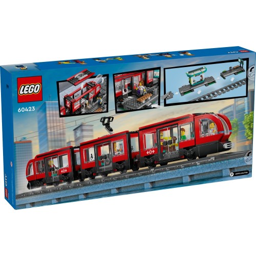 LEGO City Τραμ Και Σταθμός Στο Κέντρο Της Πόλης 60423 5702017589190