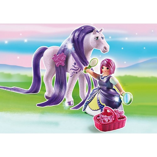 Playmobil Πριγκίπισσα Βιολέτα Με Άλογο 6167 4008789061676
