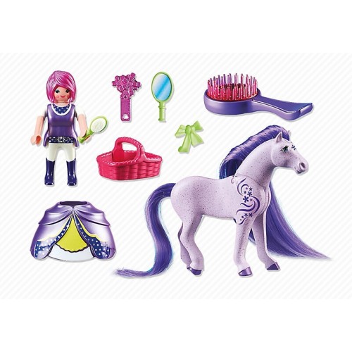 Playmobil Πριγκίπισσα Βιολέτα Με Άλογο 6167 4008789061676