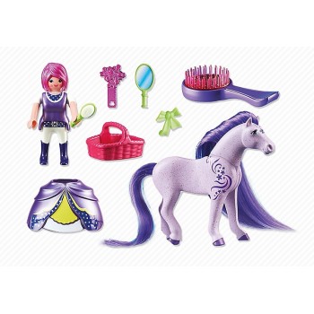 Playmobil Πριγκίπισσα Βιολέτα Με Άλογο 6167 4008789061676