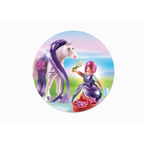 Playmobil Πριγκίπισσα Βιολέτα Με Άλογο 6167 4008789061676