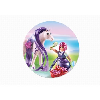 Playmobil Πριγκίπισσα Βιολέτα Με Άλογο 6167 4008789061676