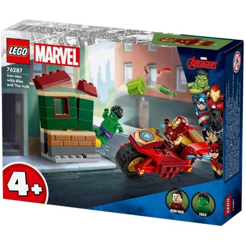 LEGO Marvel Avengers Marvel Super Heroes Άιρον Μαν Με Μηχανή Και Χαλκ 76287 5702017590103