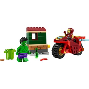 LEGO Marvel Avengers Marvel Super Heroes Iron Man With Bike And The Hulk 76287 5702017590103