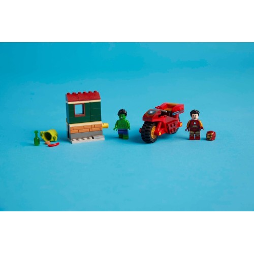 LEGO Marvel Avengers Marvel Super Heroes Άιρον Μαν Με Μηχανή Και Χαλκ 76287 5702017590103