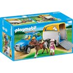 Playmobil Όχημα Με Τρέιλερ Μεταφοράς Αλόγων 5223 4008789052230