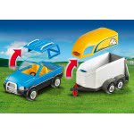 Playmobil Όχημα Με Τρέιλερ Μεταφοράς Αλόγων 5223 4008789052230