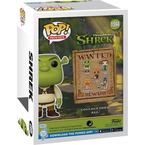 Funko pop! movies: shrek dream works 30th - shrek with snake - collectable vinyl  094055 889698811767