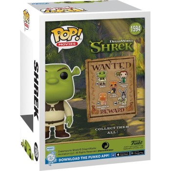 Funko pop! movies: shrek dream works 30th - shrek with snake - collectable vinyl  094055 889698811767